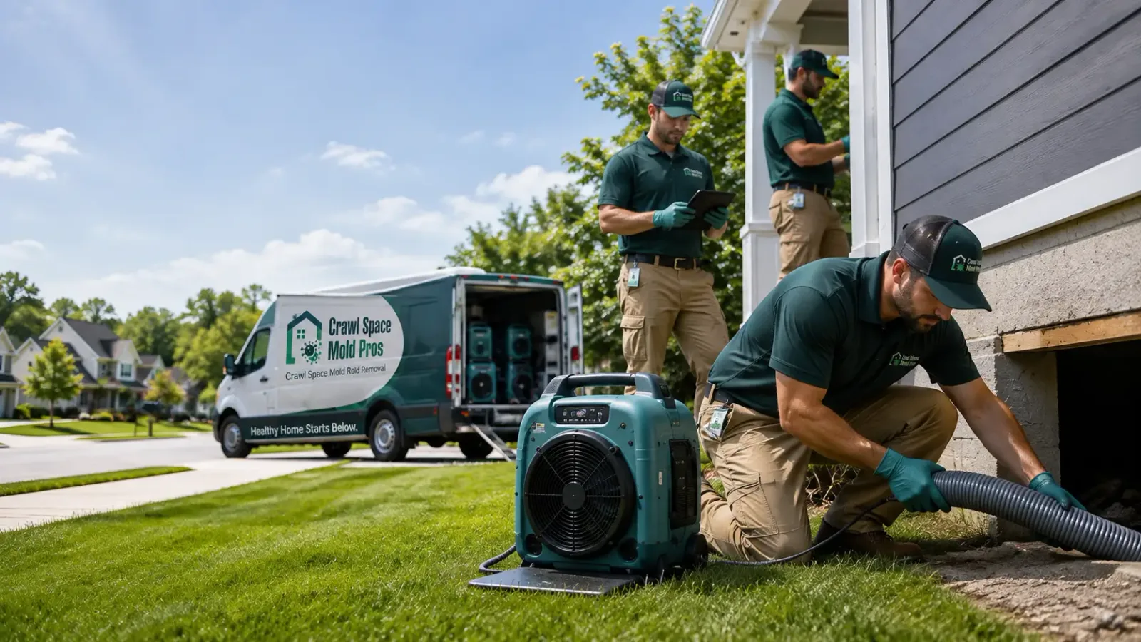 Crawl Space Mold Removal in Benedict, MD